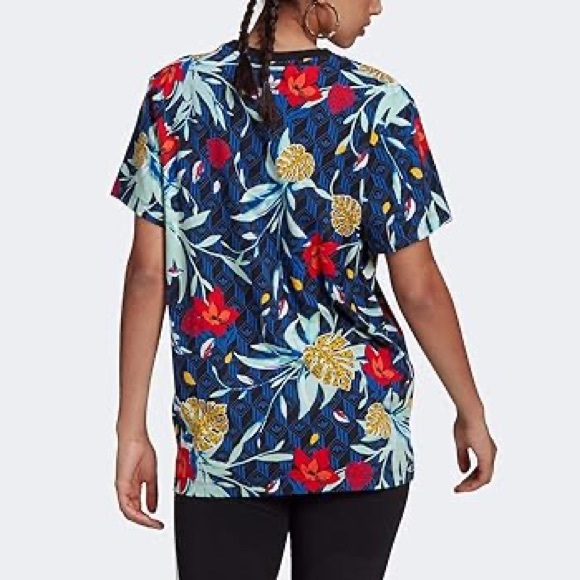 🌺ADIDAS HER STUDIO London Tee Floral Top - Picture 12 of 14